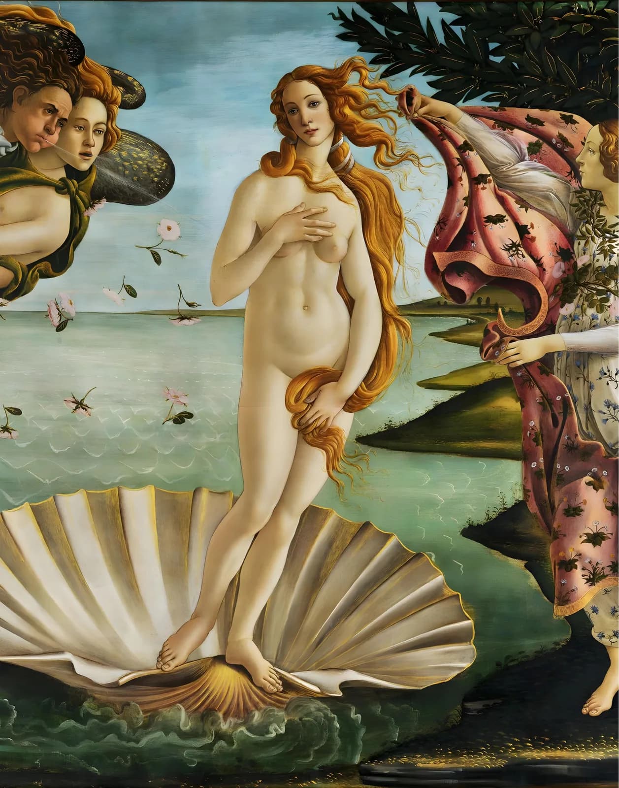 MAXIMALIST 2600 Detail from The Birth of Venus by the Renaissance artist, Sandro Botticelli copia