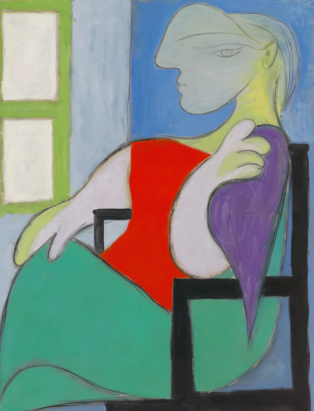 MAXIMALIST 2600 Femme assise près d’une fenêtre (Marie Thérèse) (1932) copia