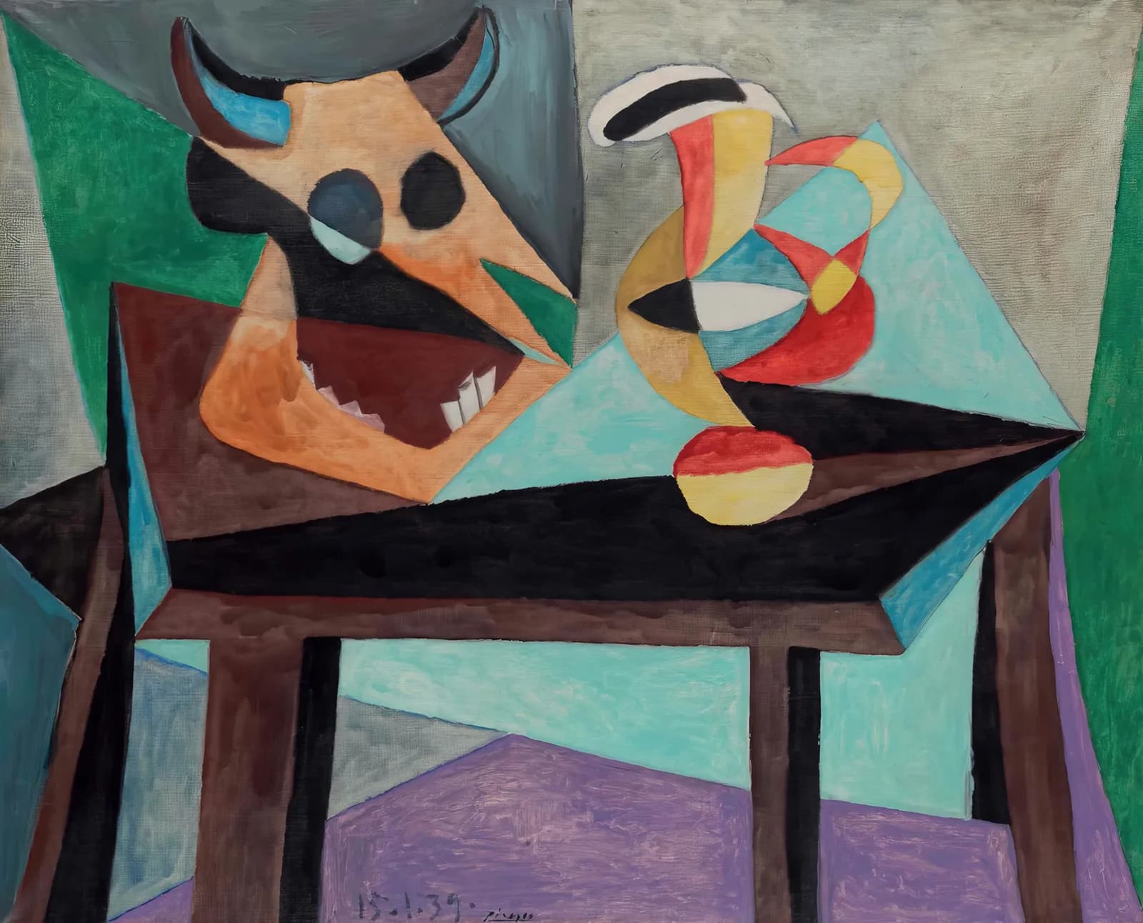 MAXIMALIST 2600 Nature morte Tête de taureau (1939) copia