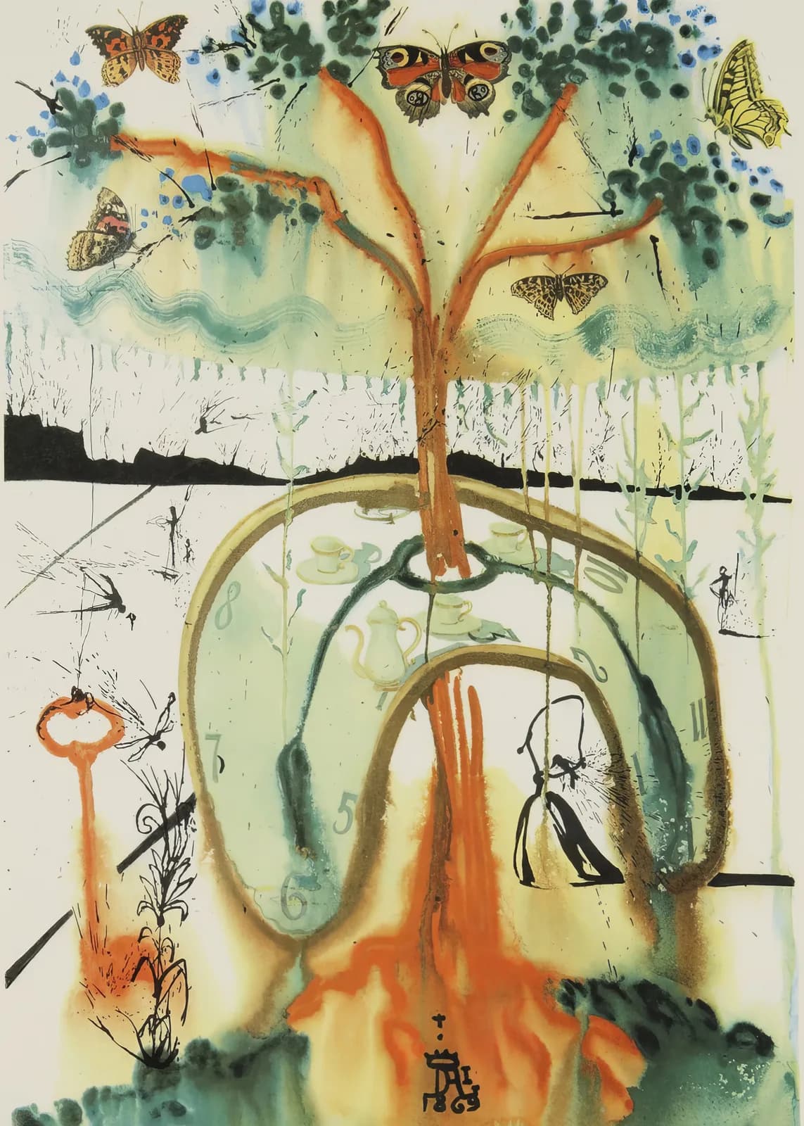 MAXIMALIST 2600 Salvador Dalí Alice in Wonderland (1969) copia