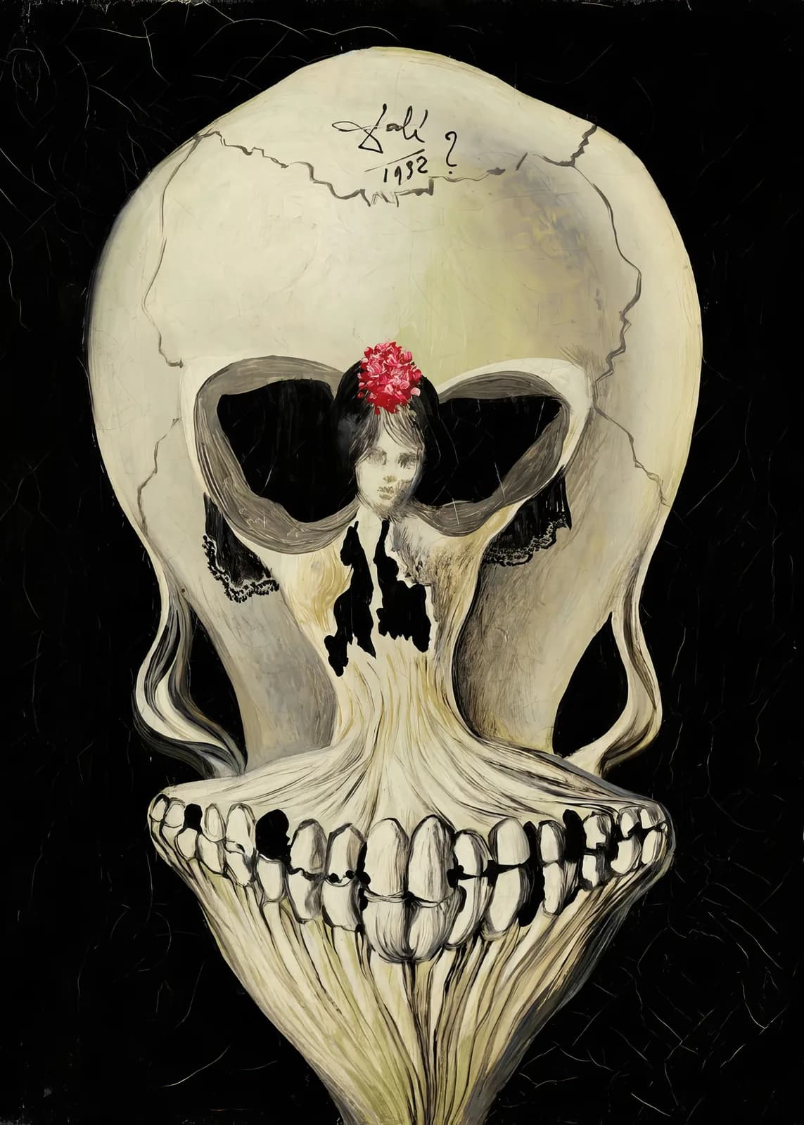 MAXIMALIST 2600 Salvador Dalí Ballerine en tête de mort (1932) copia