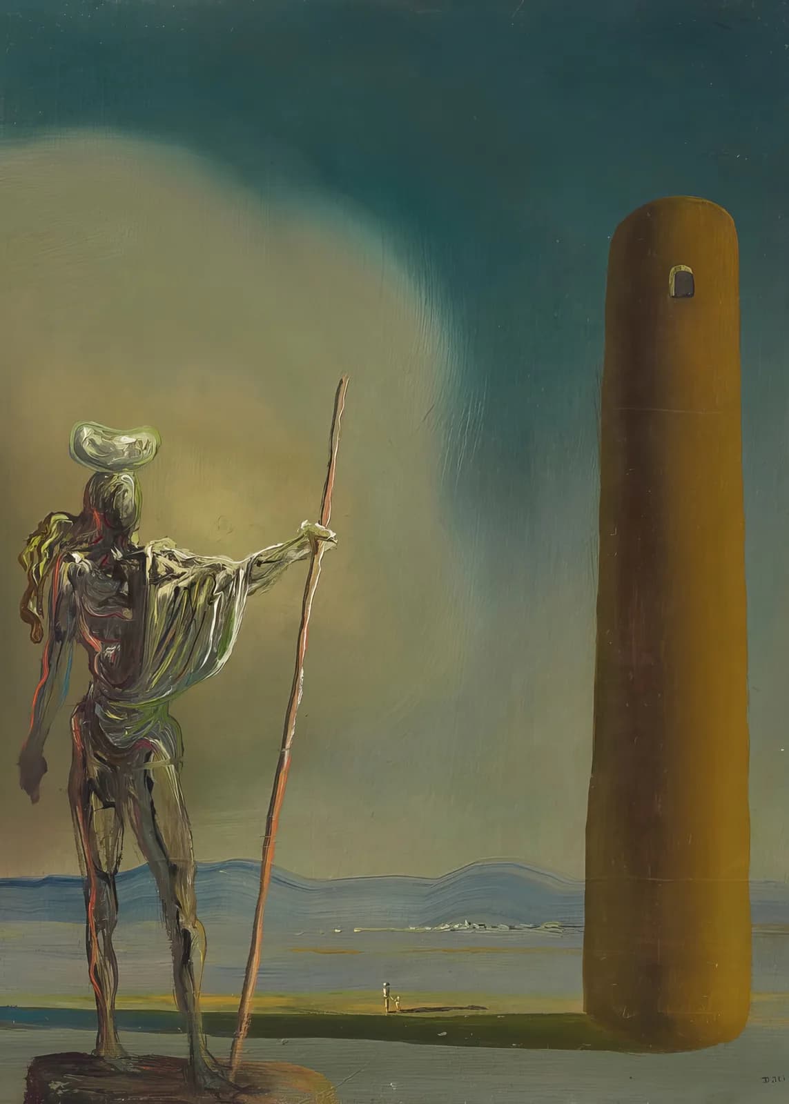 MAXIMALIST 2600 Salvador Dalí Le cavalier à la tour (1932) copia