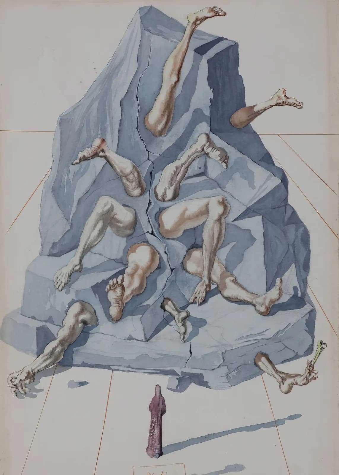 MAXIMALIST 2600 Salvador Dalí Les Simoniaques (1951) copia