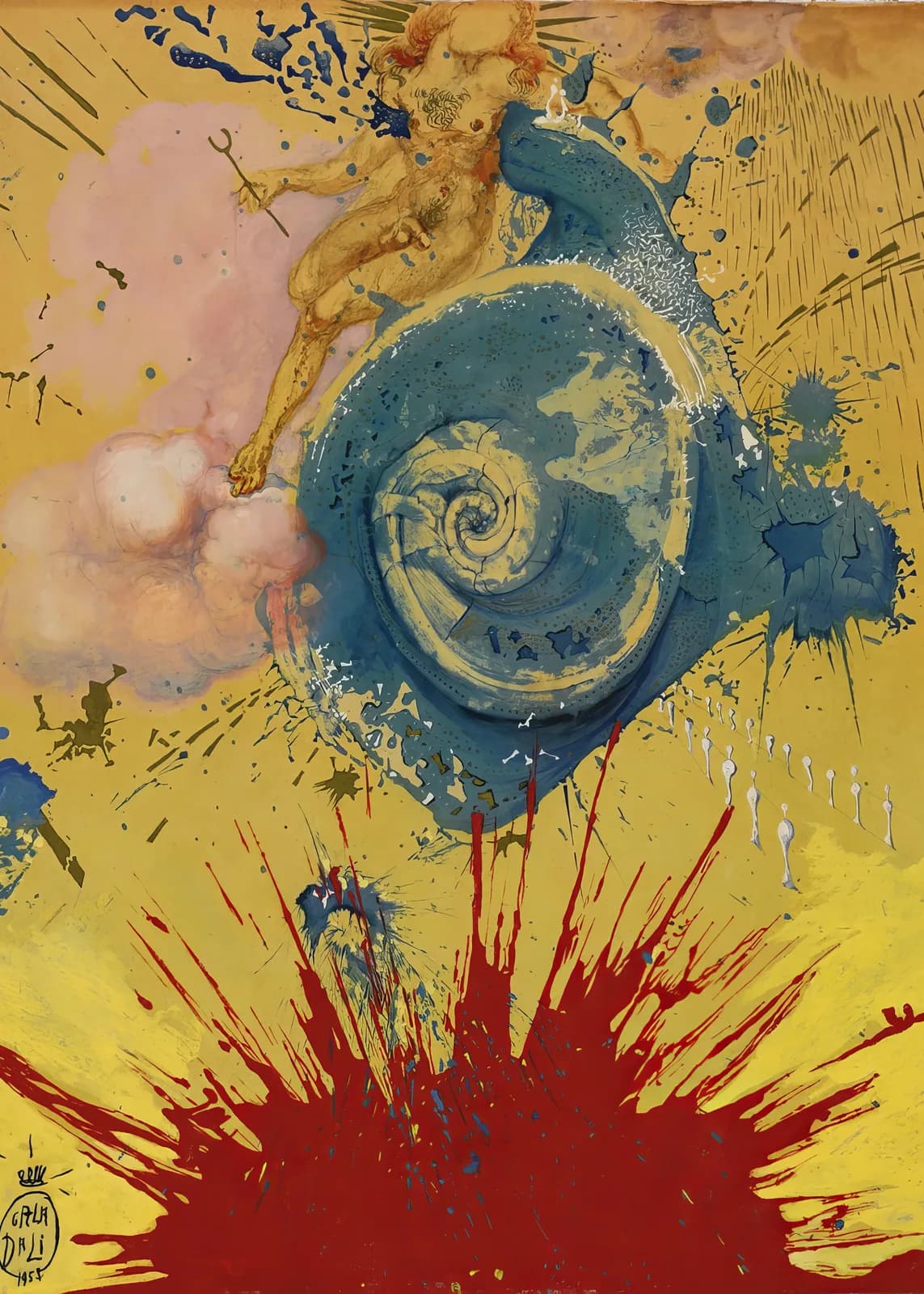 MAXIMALIST 2600 Salvador Dalí The Aura of Cervantes or L’Aurore (1957) copia