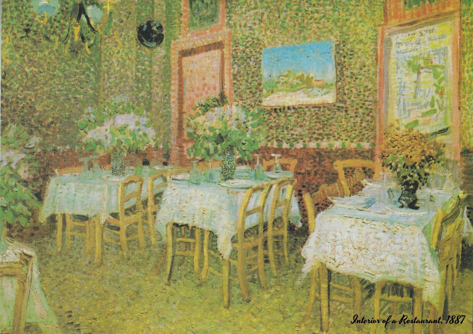 MAXIMALIST 2600 Vincent Van Gogh, Interior of a Restaurant, 1887 Ratio (7x5) copia