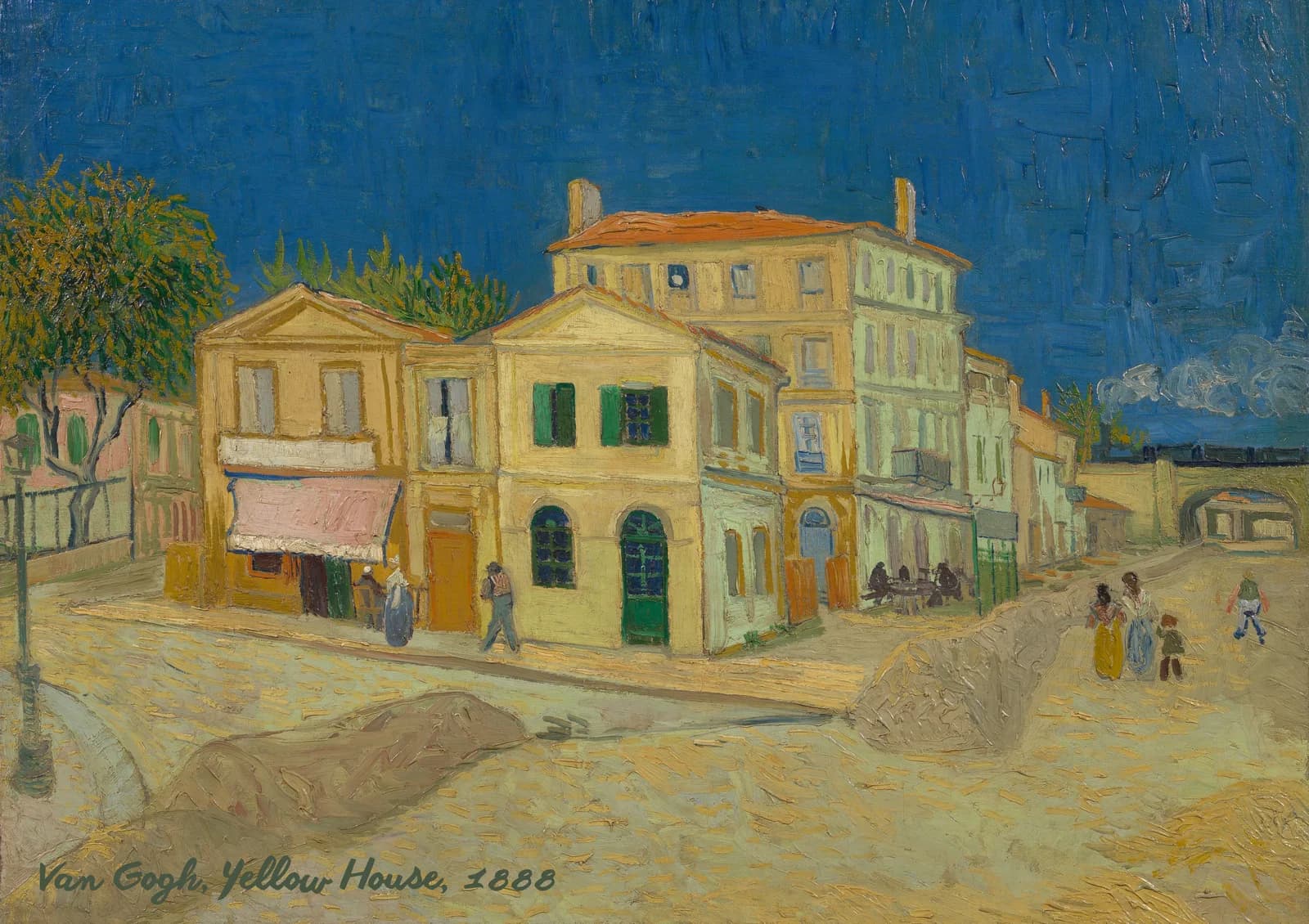 MAXIMALIST 2600 Vincent van Gogh, The Yellow House, 1853 1890 Ratio (7x5) copia