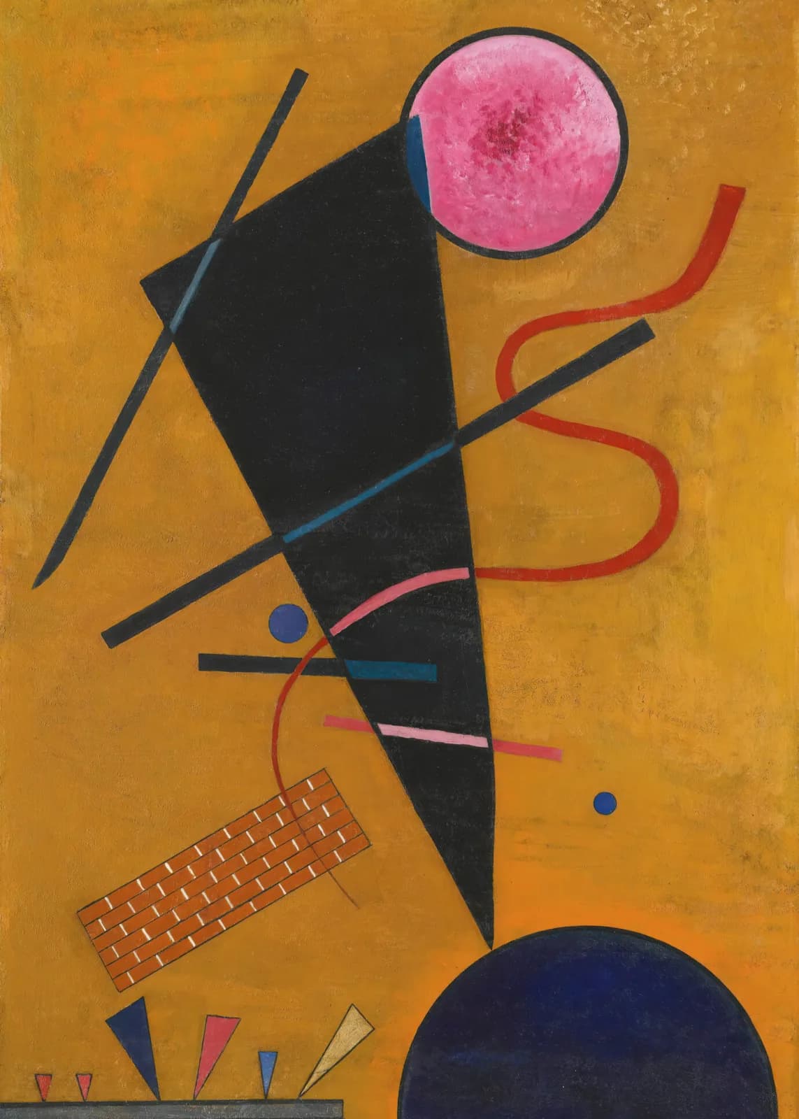 MAXIMALIST 2600 Wassily Kandinsky Berührung (Contact) (1924) copia