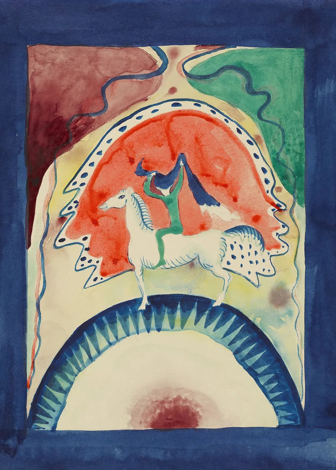 MAXIMALIST 2600 Wassily Kandinsky Design for the cover of the almanac ‘The Blue Rider’ (1911) copia