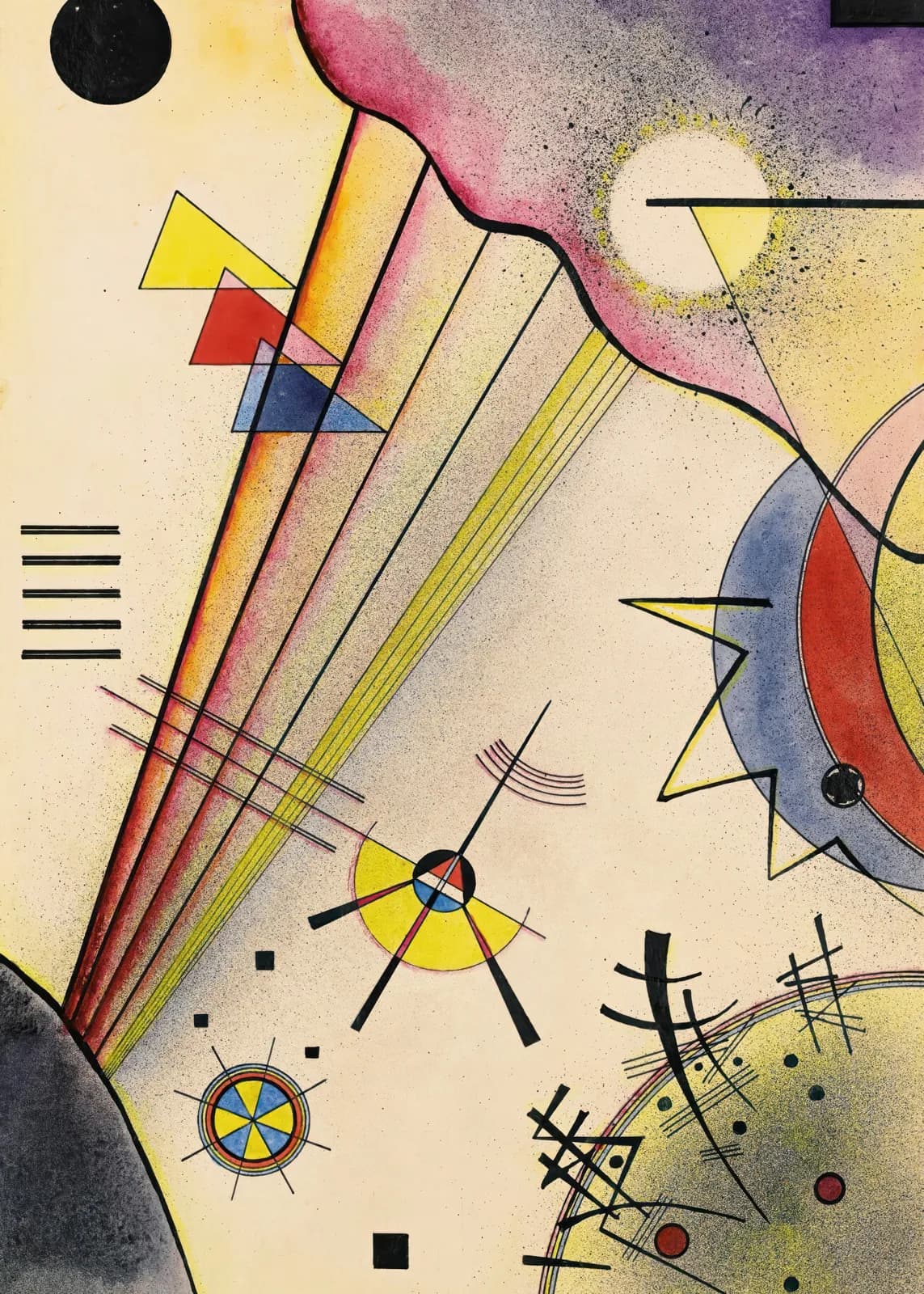 MAXIMALIST 2600 Wassily Kandinsky Deutliche Verbindung (Clear Connection) (1925) copia