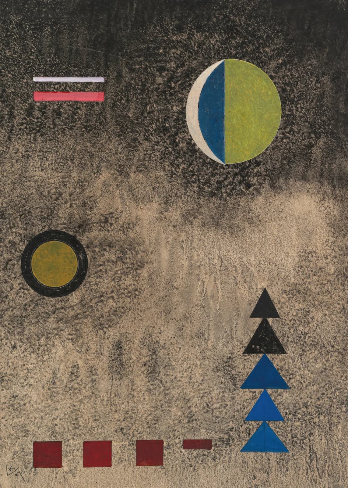 MAXIMALIST 2600 Wassily Kandinsky Im lockeren Schwarz (1927) copia