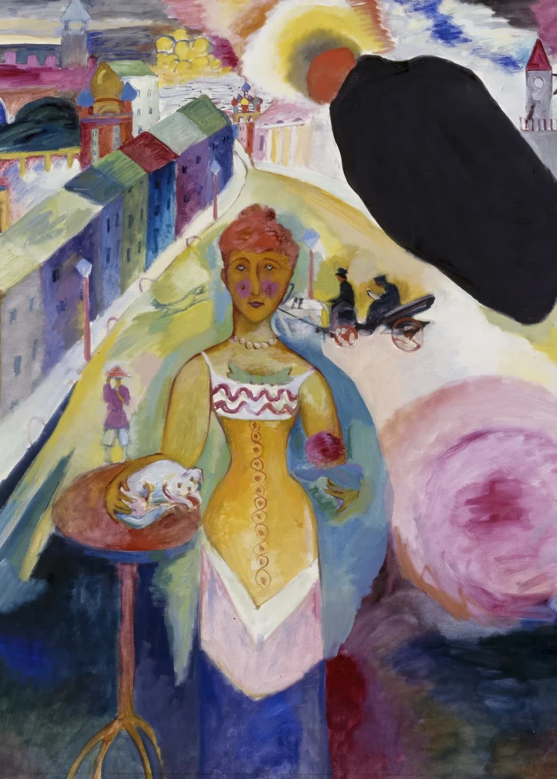 MAXIMALIST 2600 Wassily Kandinsky Lady in Moscow (1912) copia