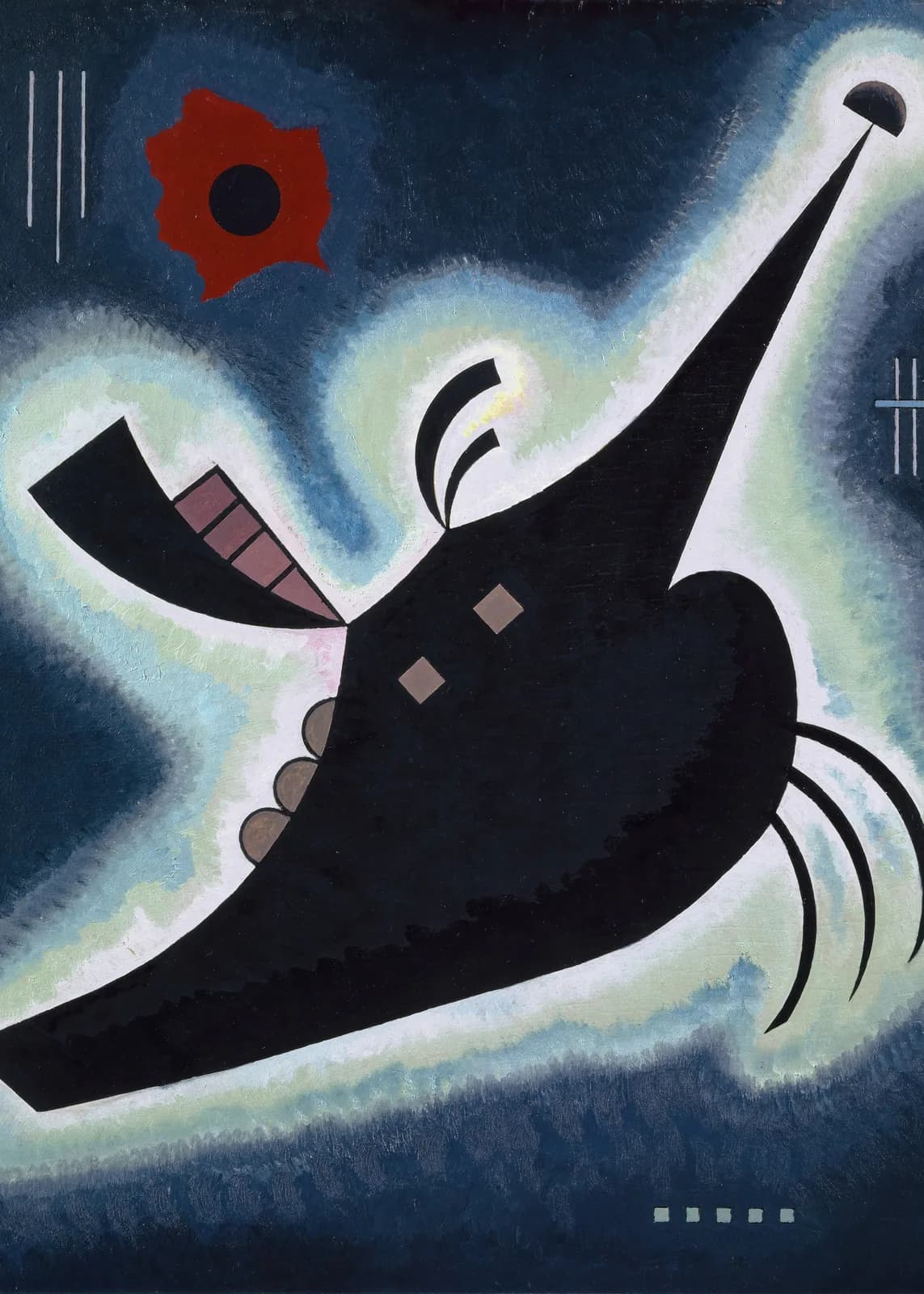 MAXIMALIST 2600 Wassily Kandinsky Pointy black (1931) copia