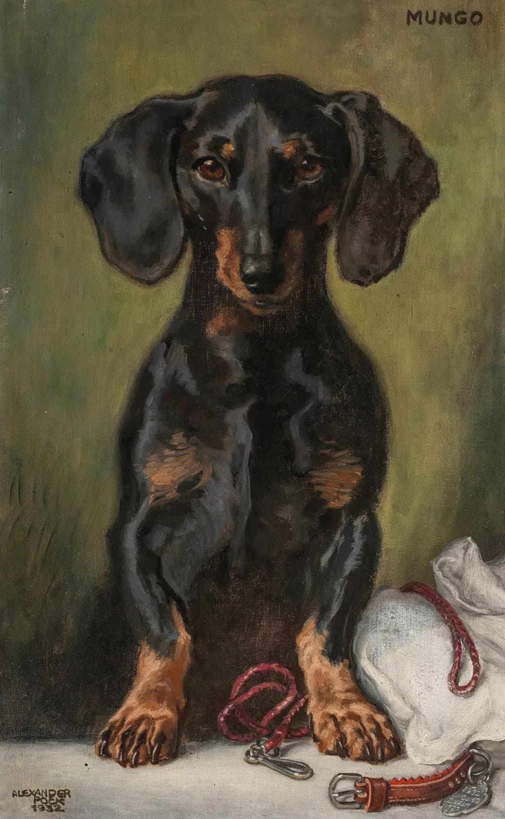 Vintage animals Der liebe, süße, kluge, fröhliche, treue Mungerl Pock
