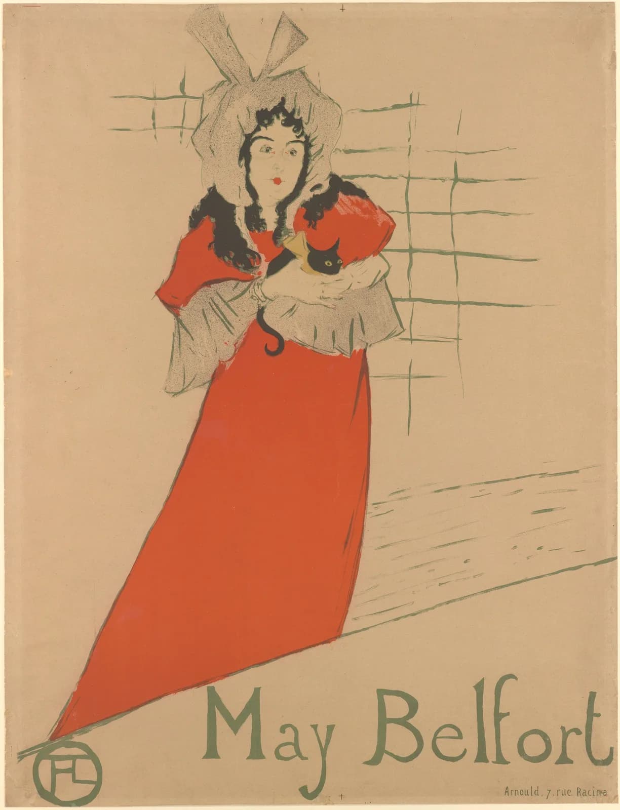 AUTUMN VINTAGE LD May Belfort by Henri de Toulouse Lautrec