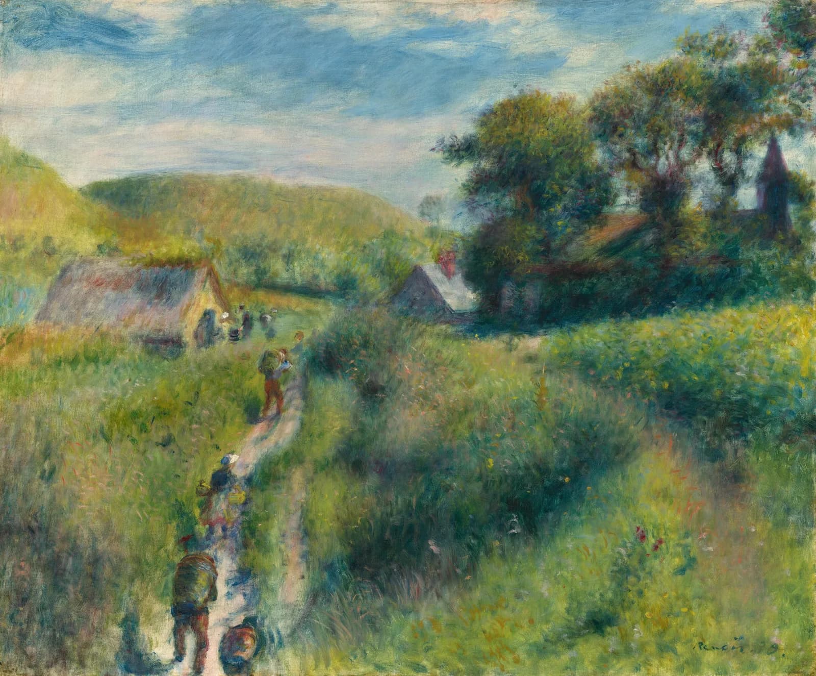 AUTUMN VINTAGE LD Pierre Auguste Renoir s The Mussel Harvest