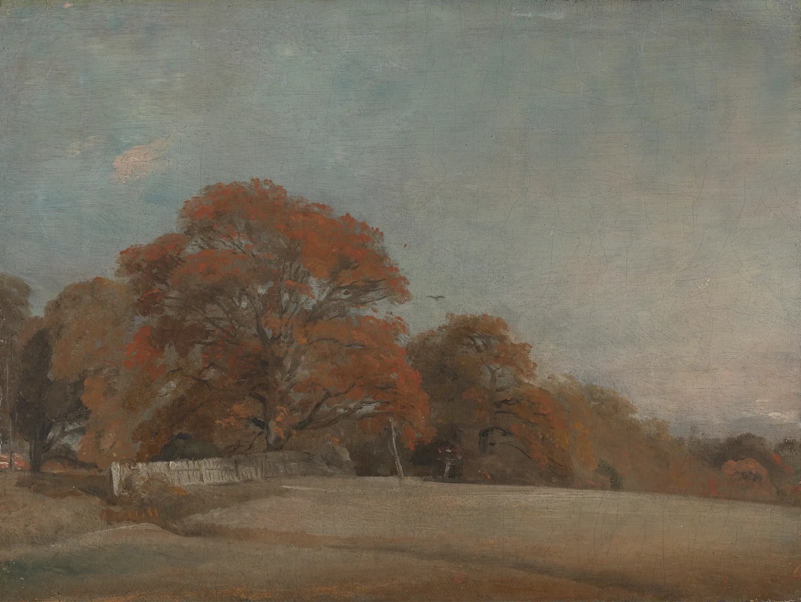 AUTUMN VINTAGE LD An Autumnal Landscape at East Bergholt by John Constable