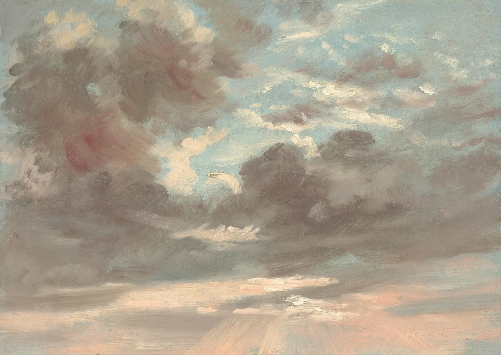 AUTUMN VINTAGE LD Cloud Study, Stormy Sunset (1821 1822) John Constable