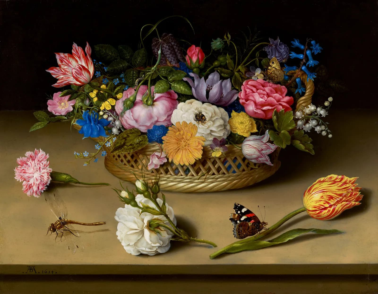 AUTUMN VINTAGE LD Flower Still Life (1614) Ambrosius Bosschaert the Elder