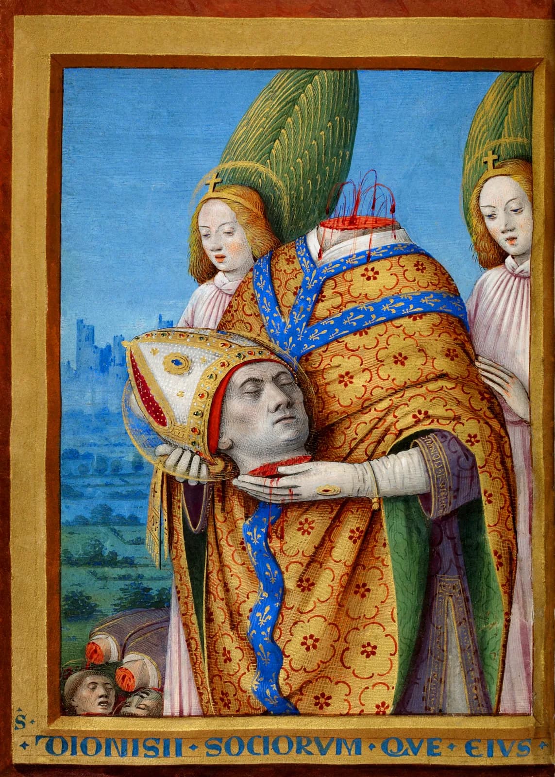 AUTUMN VINTAGE LD Illuminated manuscript of the Horae ad usum Parisiensem