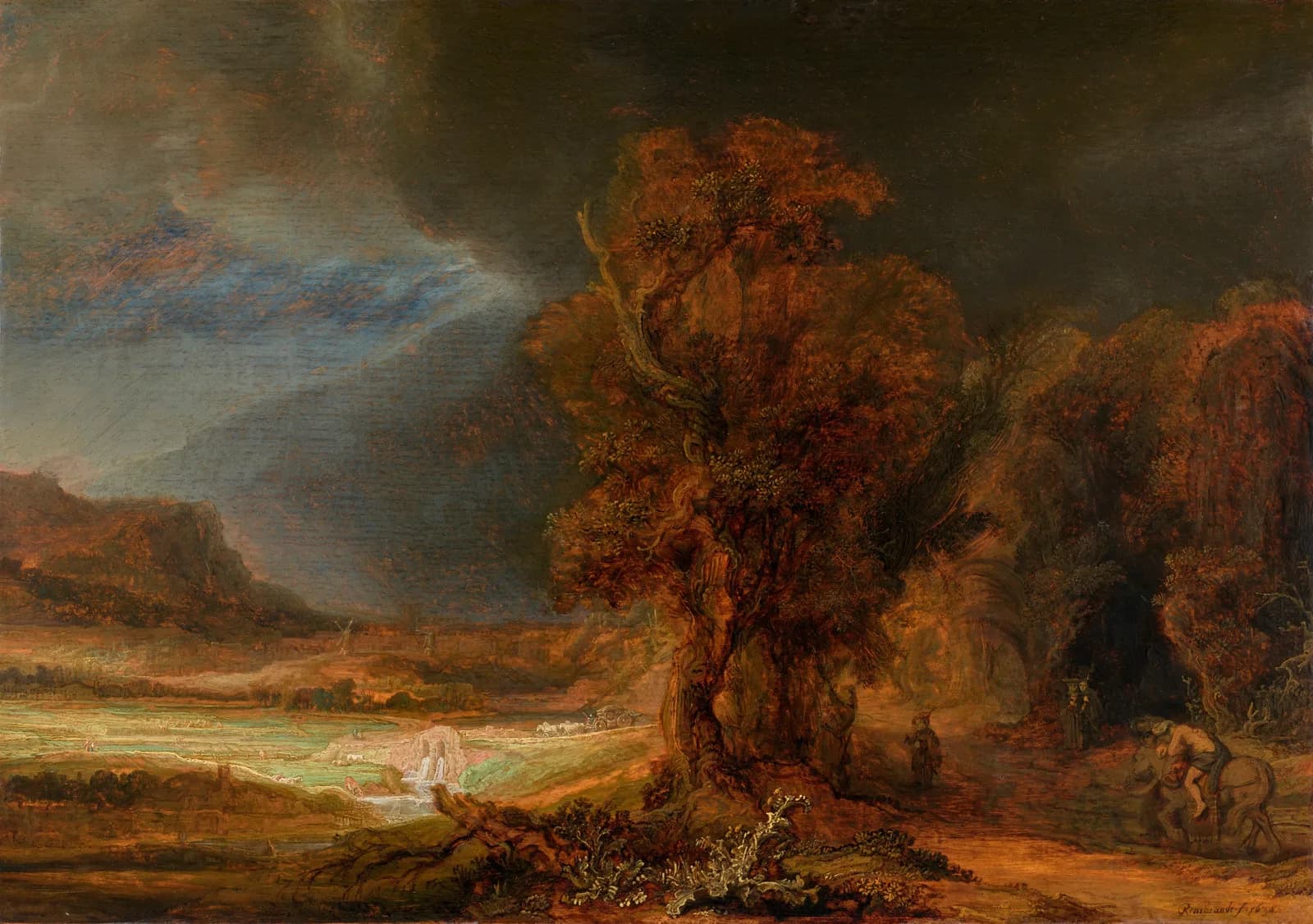AUTUMN VINTAGE LD Rembrandt van Rijn s Landscape with the Good Samaritan