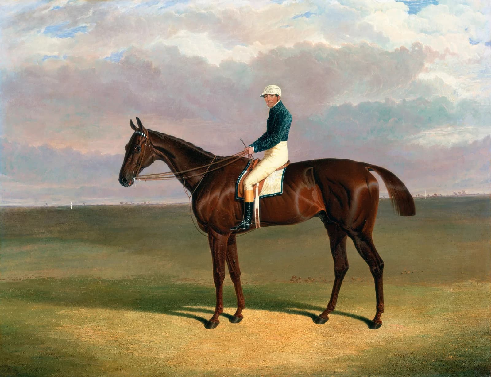 AUTUMN VINTAGE LD Margrave with James Robinson Up (1833) by John Frederick Herring